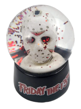 Jason Voorhies Friday The 13th Mini Snow Globe Jason Lives Bloody Decor Figurine - £19.98 GBP