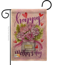 Mommy Love You Burlap - Impressions Decorative Garden Flag G192163-DB - £18.04 GBP
