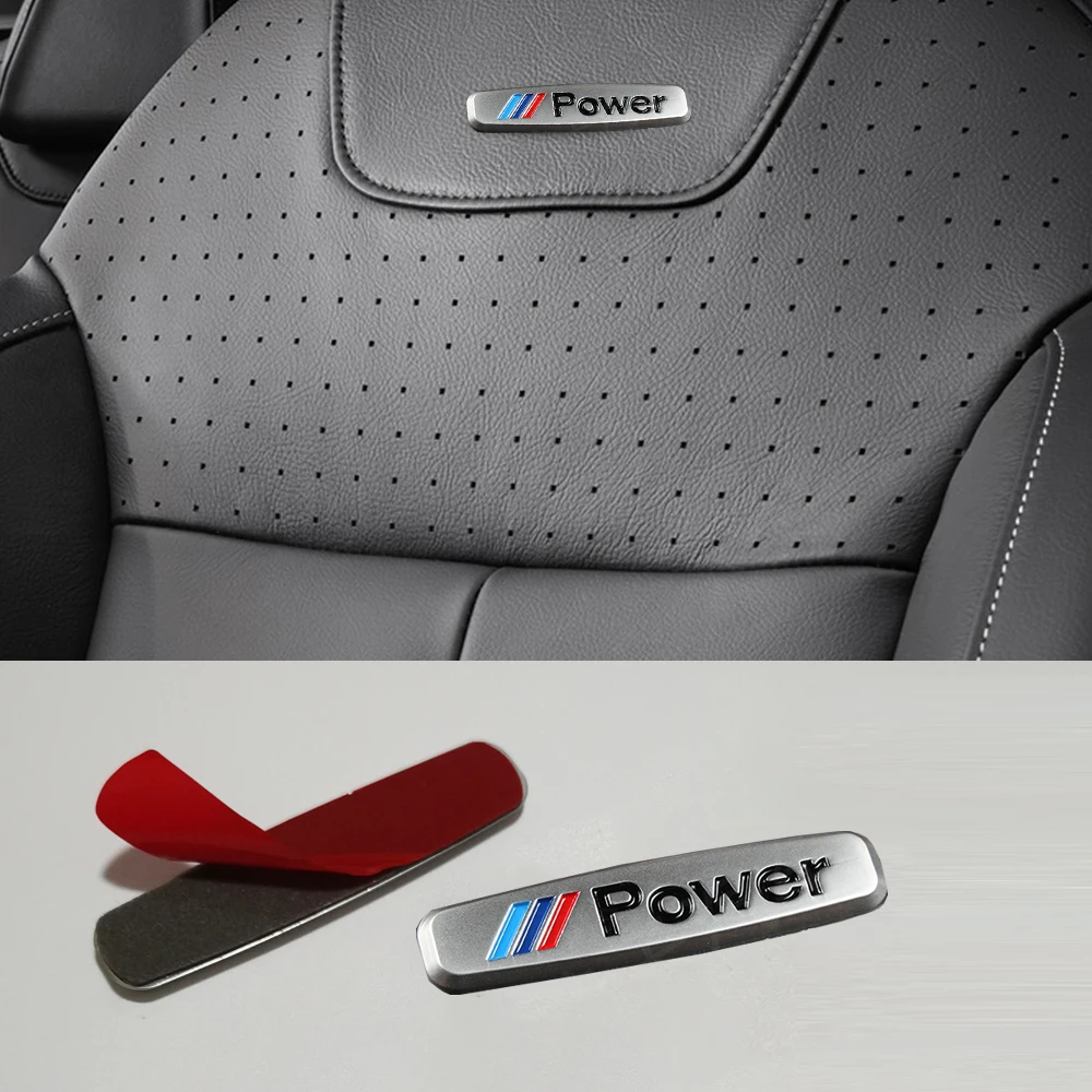 2pcs Car Seat Sticker ///Power Logo Sticker For  E39 E30 E46 E60 E36 E90... - $1,899.70 MXN