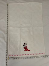 Disney Minnie Mouse White Towel - e358 - $7.13