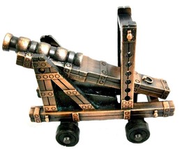 Medieval Style Cannon Die Cast Metal Collectible Pencil Sharpener - $149.26 MXN