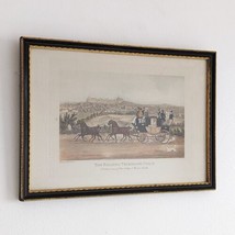 The Reading Telegraph Coach by Robert Havell, Antique Hand Coloured Engraving - £27.37 GBP