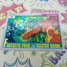 Impel 1991 Marvel Universe #124 Fantastic Four VS Dr. Doom  - £1.18 GBP