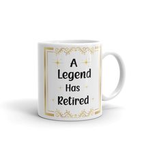 A Legend Has Retired Mug, Retirement Gift, Coworker Retired Gift, Dad Re... - £14.78 GBP