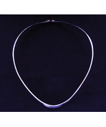 Retired Silpada N0114 Sterling Silver Flexible Collar Necklace, Hook Clasp RARE! - £52.70 GBP