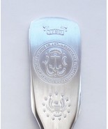 Collector Souvenir Spoon USA Rhode Island 1790 Great Seal Coat of Arms L... - £10.38 GBP