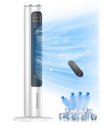 Evaporative Air Cooler, 37” Portable Air Conditioners, Swamp Cooler,4 Mo... - $167.31