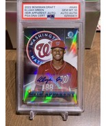 2022 Bowman Draft Elijah Green Heir Apparent /99 Auto RC Gem Mint PSA 10... - $95.00