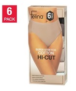 Felina Womens Panties Black Brown Blue Pink Nude Gray 6-Pack Hi-Cut Unde... - €34,35 EUR Felina Womens Panties Black Brown Blue Pink Nude Gray 6-Pack Hi-Cut Unde... - €34,35 EUR