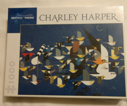 Mystery of the Missing Migrants Charley Harper Pomegranate Artpiece 1000 pc NEW - $16.78