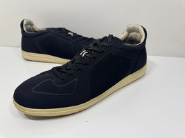 Rothy&#39;s The RS01 Sneaker Shoes Mens Size 13 Black Low Top Lace Up Textile - $80.99