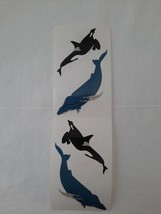 Mrs. Grossman&#39;s Stickers by the Yard ~ Vintage 1988 ~ Whales ~ Humpback Orca  - £2.13 GBP