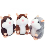 Talking Hamster Plush Toy Lovely Speaking Sound Record Repeat Kids Toy C... - £17.65 GBP