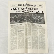 1950&#39;s East Stroudsburg Pa High School Newspaper The Eastburger Band Information - £7.39 GBP