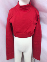 Body Wrappers BW Prowear Cheer Pullover Turtleneck Crop, Red, Child 6X-7... - £7.49 GBP