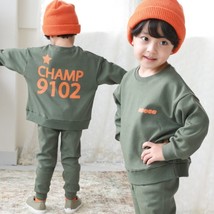 kids clothes/Children top and bottom 2 Piece set [CHAMP 9102] - $19.99