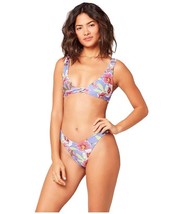 L*Space Super Bloom Cabana Bitsy Bottoms Lost in Ibiza Women&#39;s Size L - £35.14 GBP