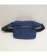 Baggu Blue Fanny Pack Waist Crossbody Bag 2 Pocket Zip - $720.96 MXN