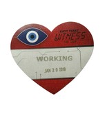 Katy Perry Witness The Tour VIP Heart Shaped Pass Sticker Jan 20 2018 Ne... - €40,86 EUR