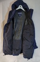 Lands End Jacket Hooded Nylon Rain Windbreaker Long Mens XL 46-48 - £14.91 GBP