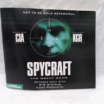 Spycraft The Great Game CD Manual Insert Only - €7,77 EUR