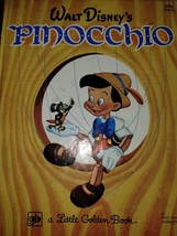 Vintage Book Disney&#39;s Pinocchio From 1974 Little Golden Book - £3.93 GBP