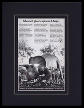 1965 Sinclair Oil / Triceratops Framed 11x14 ORIGINAL Vintage Advertisement - $44.54