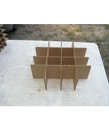Cardboard Dividers 5 Sets 17&quot; X 17&quot; X 4&quot; High 16 cell B 17-4-03 - $5.35