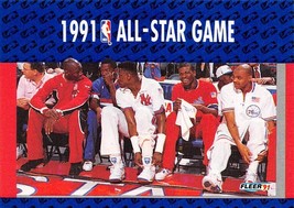 1991-92 Fleer #233 Michael Jordan Patrick Ewing Charles Barkley Joe Dumars - £0.69 GBP