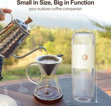 2 in 1 Electric Coffee Grinder with Milk Frother. - £11.19 GBP