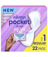 Always Pocket Flexfoam Pads with Wings 22 Count Size 1 Regular - €12,51 EUR