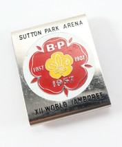 Vintage 1957 Enamel Sutton Park Arena Boy Scout BSA Metal Belt Loop Meda... - £10.75 GBP