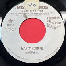 Marty Robbins A Man and a Train / Las Vegas Nevada 45 Country Promo MCA 40067 - £7.92 GBP