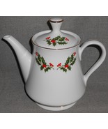 Macys - All The Trimmings HOLLY &amp; BERRY PATTERN Christmas PORCELAIN 5 Cu... - $54.25 CAD