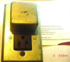 NOS Buss SOU Fustat  Fuse holder Handy Box Outlet socket 125VAC 15A - $17.42 CAD