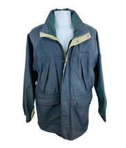Timberland Mens Midweight Hooded Rain Fisherman Jacket Size XL Color Navy - £110.51 GBP