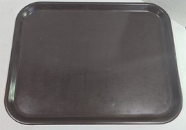 Vtg Dark Brown Melamine Melmac Boltabilt 14 1/4&quot; x 18&quot; Cafeteria Lunch T... - $28.71