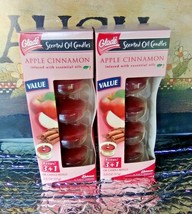 (8) Glade Scented Oil Candle Refills Apple Cinnamon Essential Oil - £23.92 GBP