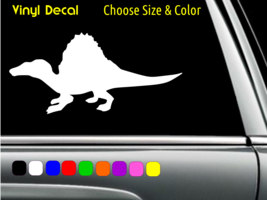 Spinosaurus Jurassic Park Dinosaur Decal Laptop Window Sticker CHOOSE SIZE COLOR - £2.23 GBP+