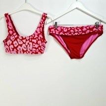 M&amp;S - Animal Print Bikini Set - Pink - UK 10 - £14.90 GBP