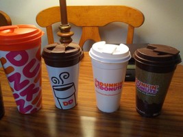 Dunkin Donuts tumblers travel cups 5ct. - £18.97 GBP