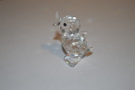 Vintage Swarovski miniature duck figurine retired crystal quacking duck glass ar - £45.56 GBP