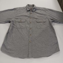 Moose Creek RN#116636 Men's Gray Cotton Heavyweight Long Sleeve Shirt Size XL image 12