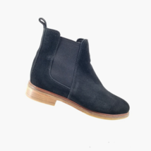 Clarks Collection Womans Suede Soft Black Chelsea Ankle Boots Size 8M. - £26.32 GBP