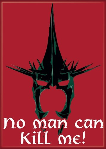 The Lord of the Rings Witch King No Man Can Kill Me! Refrigerator Magnet... - $3.99