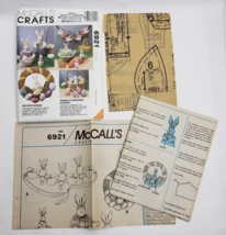 McCall&#39;s #6921 Easter Crafts Pattern Easter Spring Bunnies Eggs Carrots UNCUT - £13.97 GBP