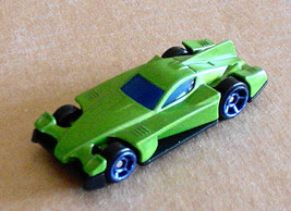 Mattel 2006 GREEN V5V Car With Blue Rims C7H From McDonald&#39;s - $2.95