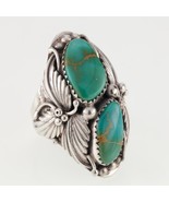 Wilbert Vandever Turquoise Sterling Silver Ring Size 7.75 - $5,778.57 MXN