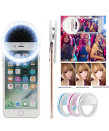 Portable Luxury Selfie Led Camera Ring Flash Fill Light For Iphone Mobil... - £11.69 GBP