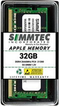 Simmtec 32GB RAM for Apple iMac 2019 &amp; 2020, Mac Mini 2018 &amp; 2020 DDR4 2666MHz - £99.69 GBP